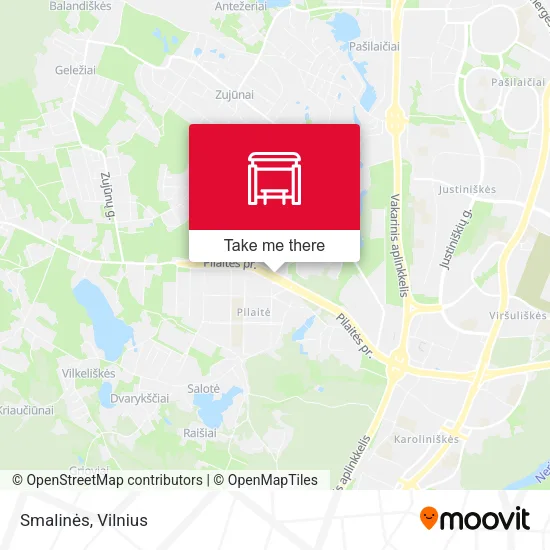 Карта Smalinės