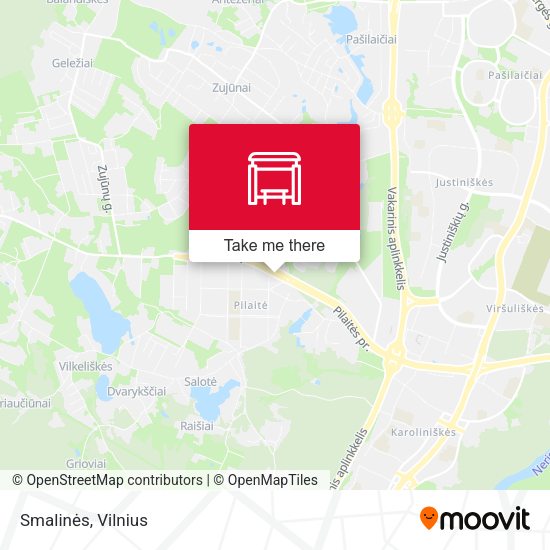 Карта Smalinės