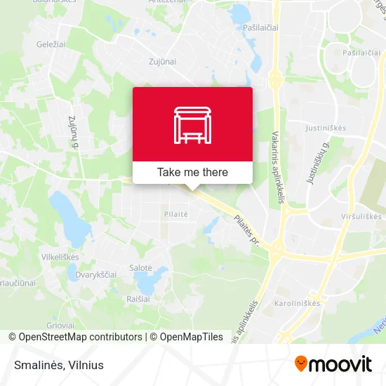Карта Smalinės
