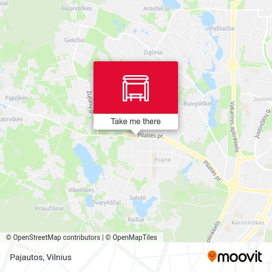Карта Pajautos