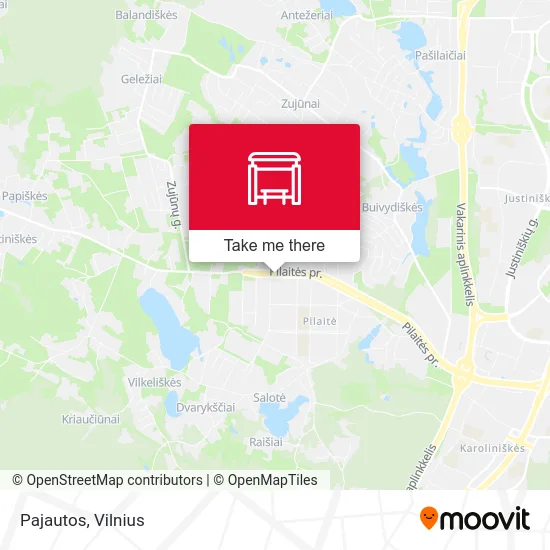 Карта Pajautos