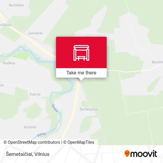 Карта Šemetaičiai