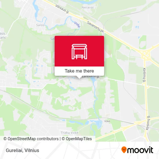 Gureliai map