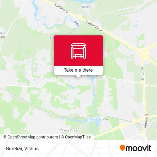 Gureliai map