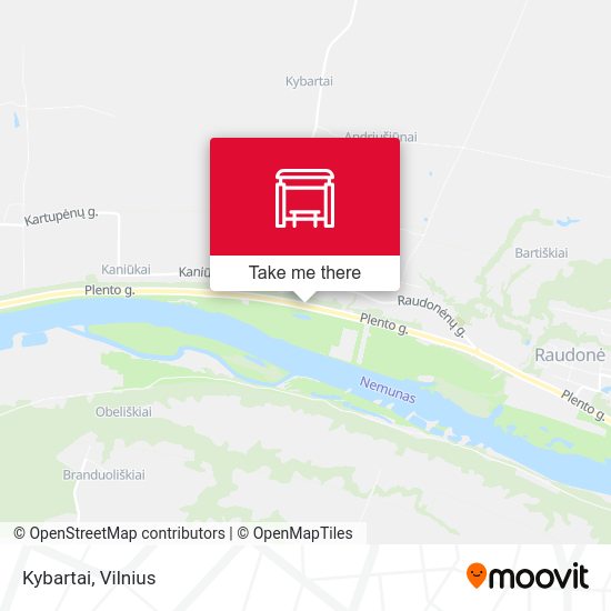 Карта Kybartai