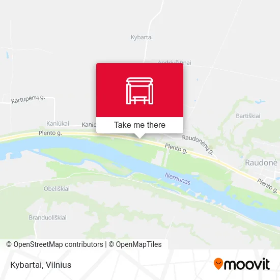 Карта Kybartai