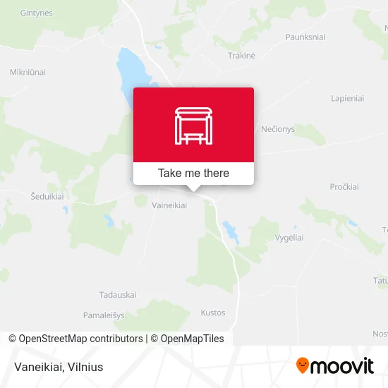 Vaneikiai map