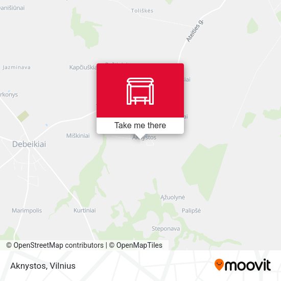 Карта Aknystos