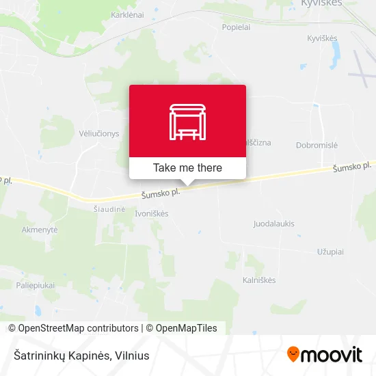 Карта Šatrininkų Kapinės