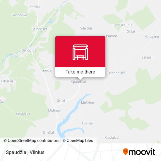 Карта Spaudžiai