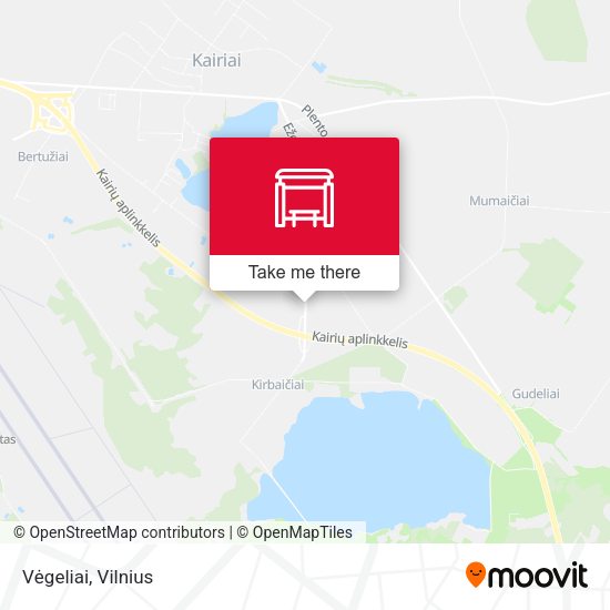 Карта Vėgeliai