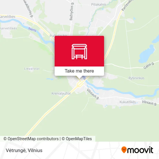 Карта Vėtrungė