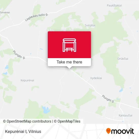 Карта Kepurėnai I