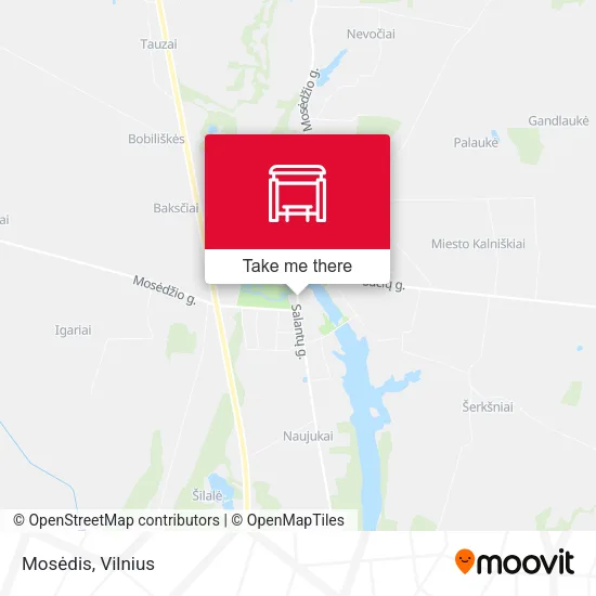 Карта Mosėdis