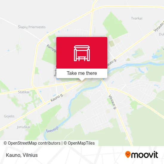 Карта Kauno