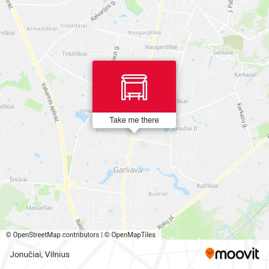 Карта Jonučiai