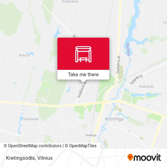 Карта Kretingsodis