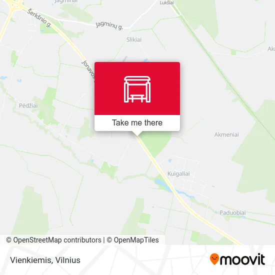 Карта Vienkiemis