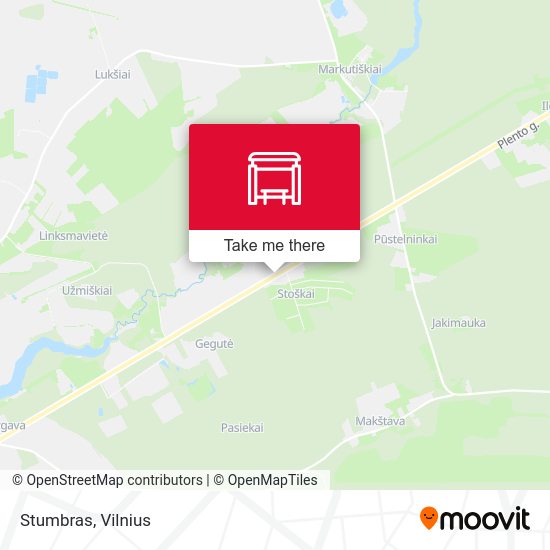 Карта Stumbras
