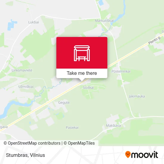 Карта Stumbras