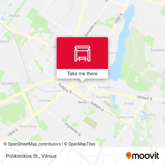 Poliklinikos St. map