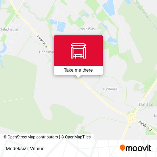 Карта Medekšiai