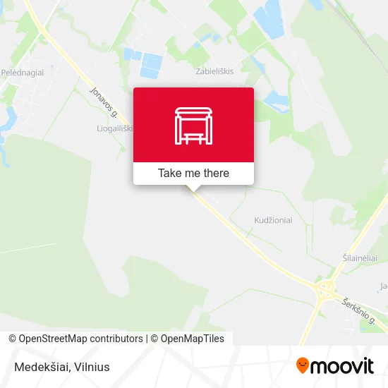 Карта Medekšiai