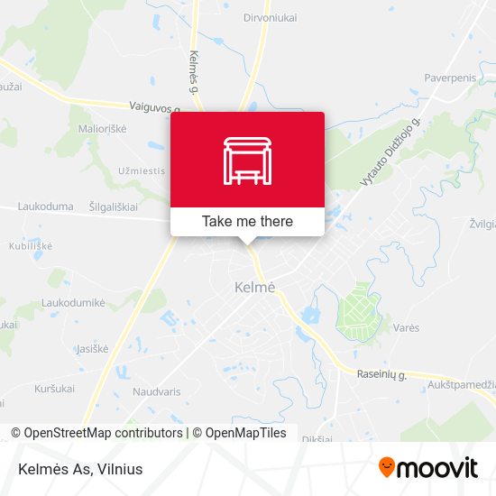 Карта Kelmės As