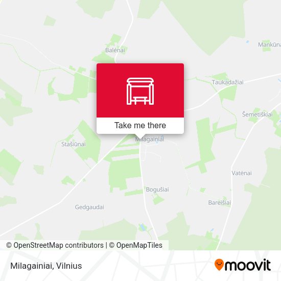 Карта Milagainiai