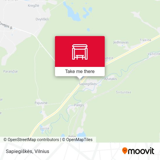 Карта Sapiegiškės