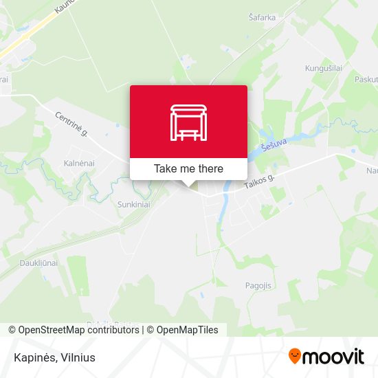 Карта Kapinės