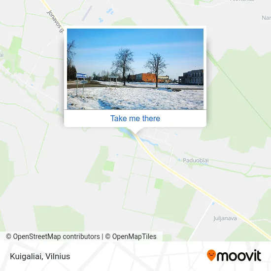Карта Kuigaliai
