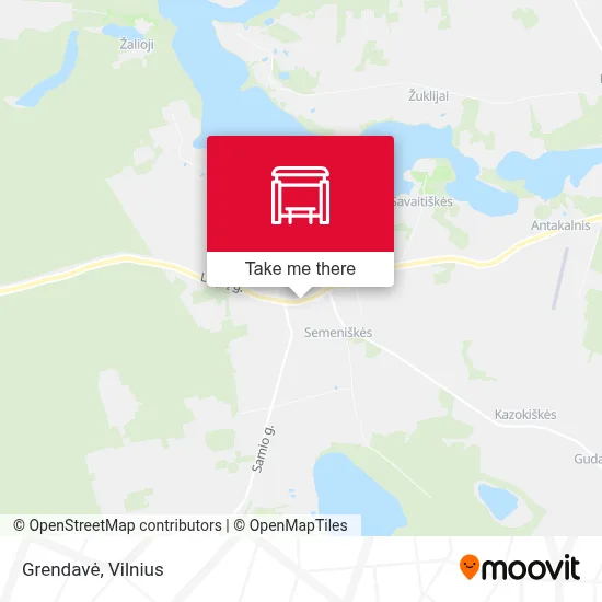 Grendavė map
