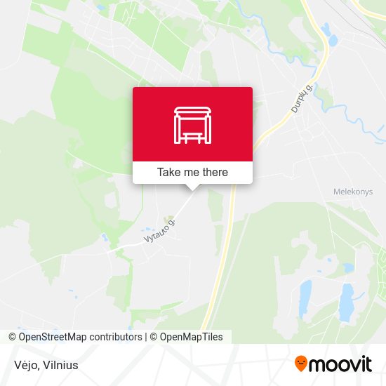 Карта Vėjo