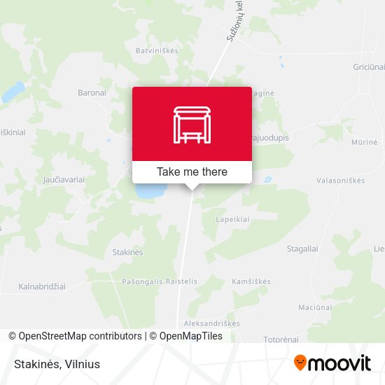 Карта Stakinės