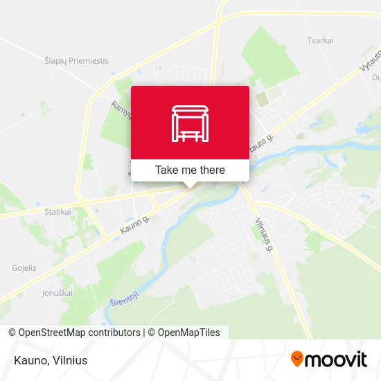 Карта Kauno