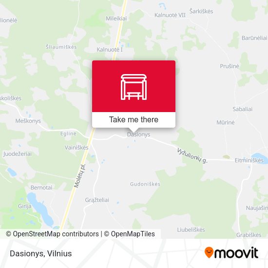 Карта Dasionys