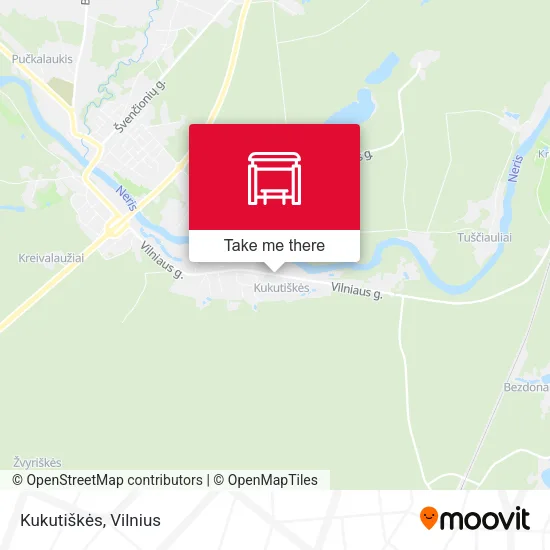 Карта Kukutiškės