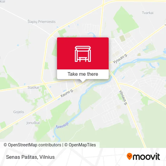 Карта Senas Paštas