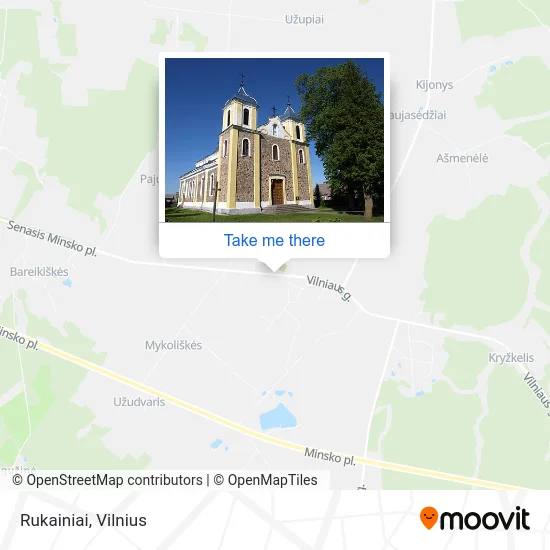 Карта Rukainiai