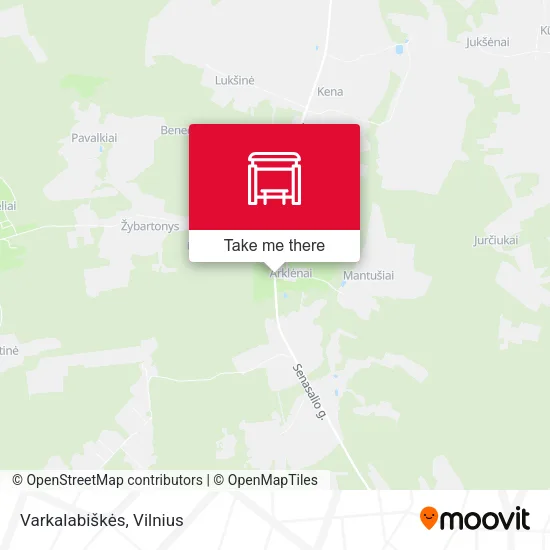 Карта Varkalabiškės