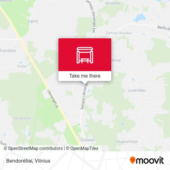 Карта Bendorėliai