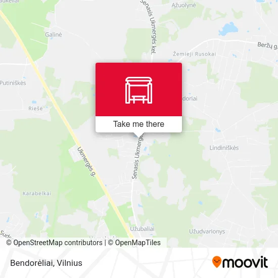 Карта Bendorėliai
