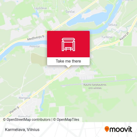 Карта Karmėlava