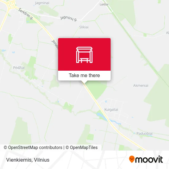 Карта Vienkiemis