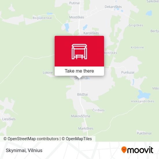 Карта Skynimai