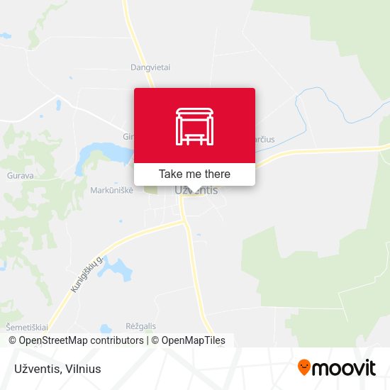 Карта Užventis