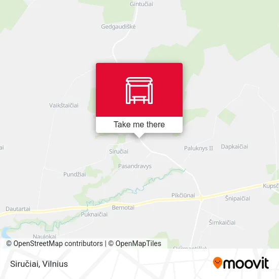 Карта Siručiai
