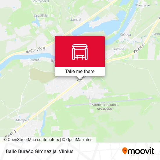 Карта Balio Buračo Gimnazija