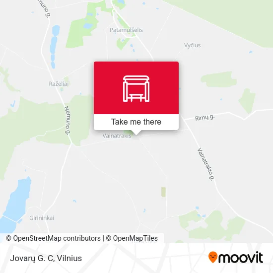 Карта Jovarų G. C